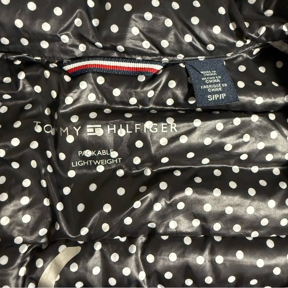 Tommy Hilfiger Black and White Polka Dot Vest size Small - Picture 5 of 7